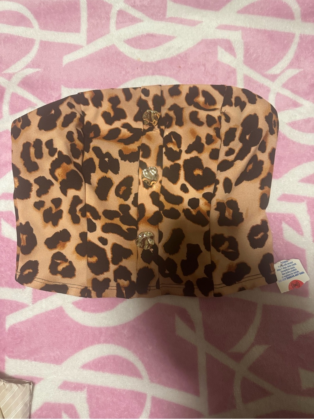 3- halter tops - Leopard, Black Stripe, Cream Pinstripe